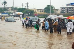 Heartbreak in Lagos: family bereaved as flood sweeps away son