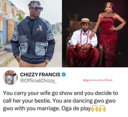 "YOU ARE DANCING 'GWO GWO GWO' WITH YOUR MARRIAGE" - REALITY TV STAR, CHIZZY TELLS MARRIED COUPLE POSING AS BESTIES ON THE BBNAIJA SHOW.