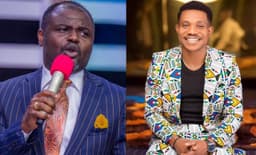 "What God cannot do does not exist is not the truth" - Pastor Abel Damina says as he subtly accuses Pastor Jerry Eze of doing 'arranged' miracles.