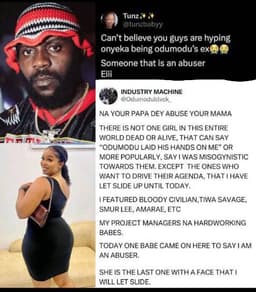 Rapper Odumodu Blvck blows hot after he was accused of being an abuser.