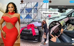 Actress Uche Montana splashes millions of naira on a 2024 Range Rover.