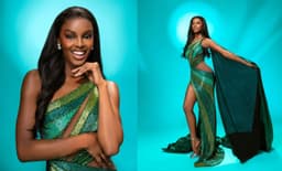 Chidimma Vanessa Adetshina stuns in her preliminary evening gown as she represents Nigeria at Miss Universe 2024.