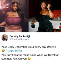 "Stop tripping" - BBNaija star, Dorathy Bachor tells IJGB ladies complaining about the 'attitude' of Nigerian ladies.