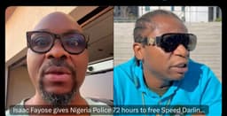 Isaac Fayose Issues 72-Hour Ultimatum to Nigeria Police Over Speed Darlington's Detention