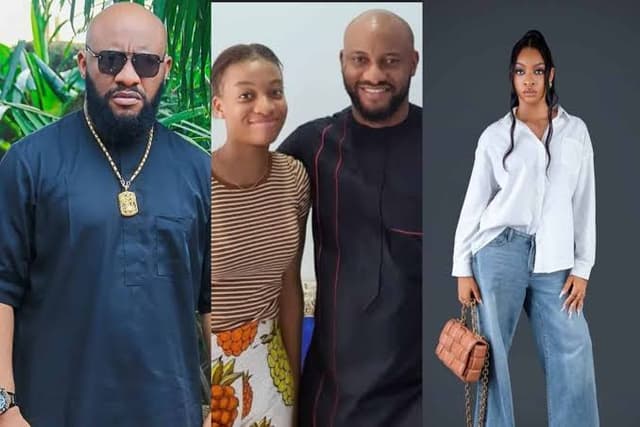 Actor Yul Edochie unfollows his daughter, Danielle on Instagram.